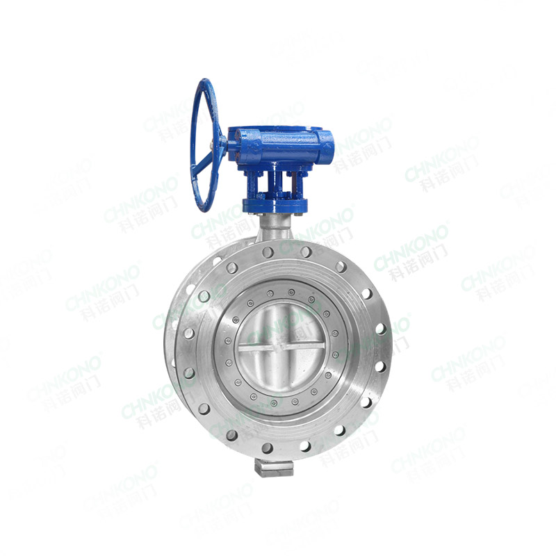Stainless steel worm gear flange butterfly valve