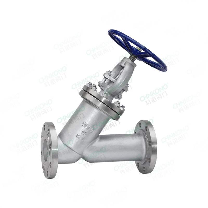 Y-Shaped globe valve