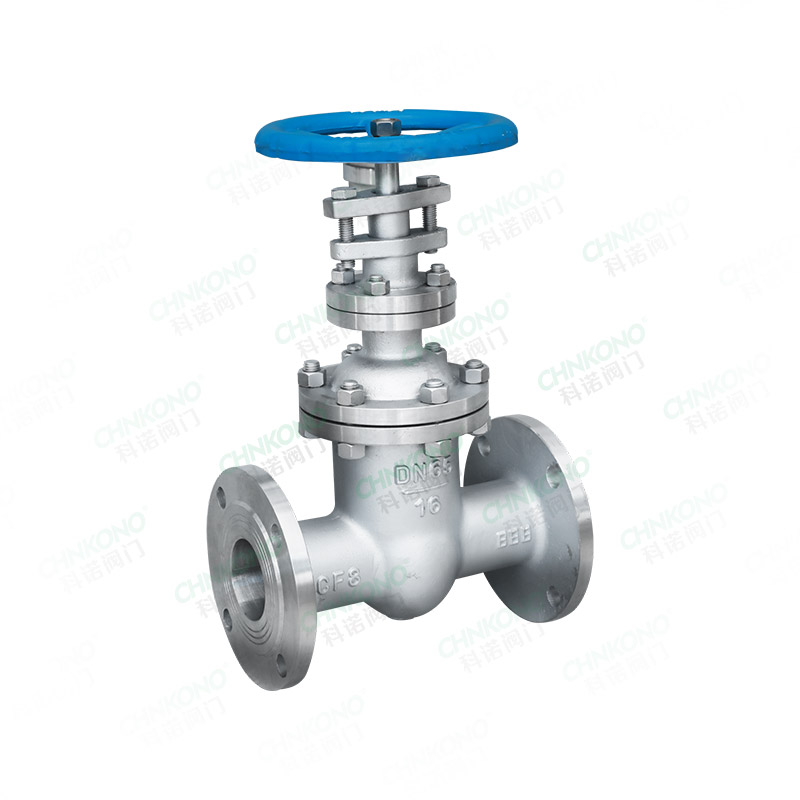 Dark rod gate valve