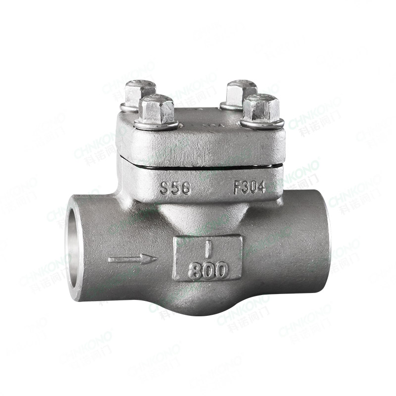 Forged steel butt-welded check valve