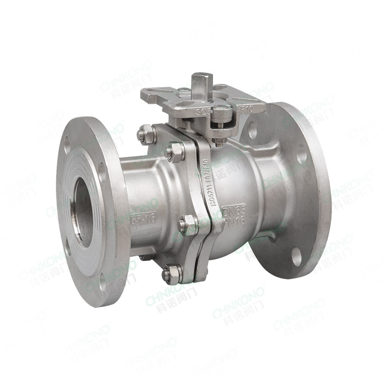 National standard high platform flange ball valve