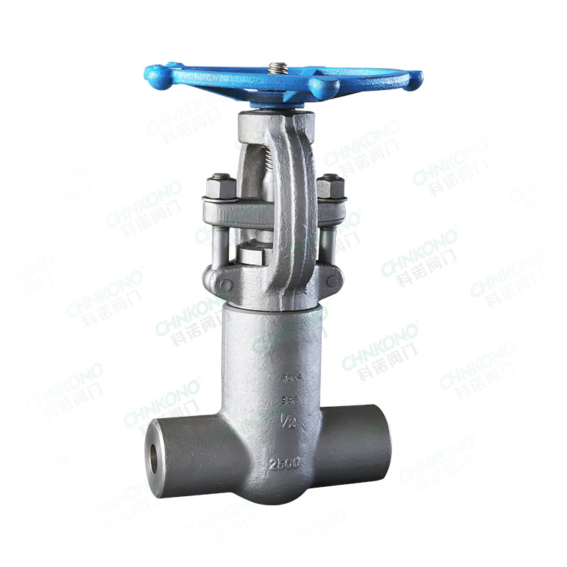Forged steel self-sealing butt welding gate valve
