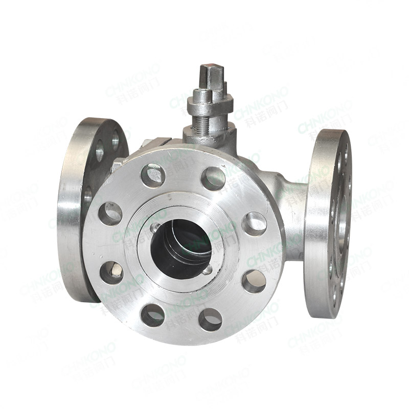 Three-way ball valve