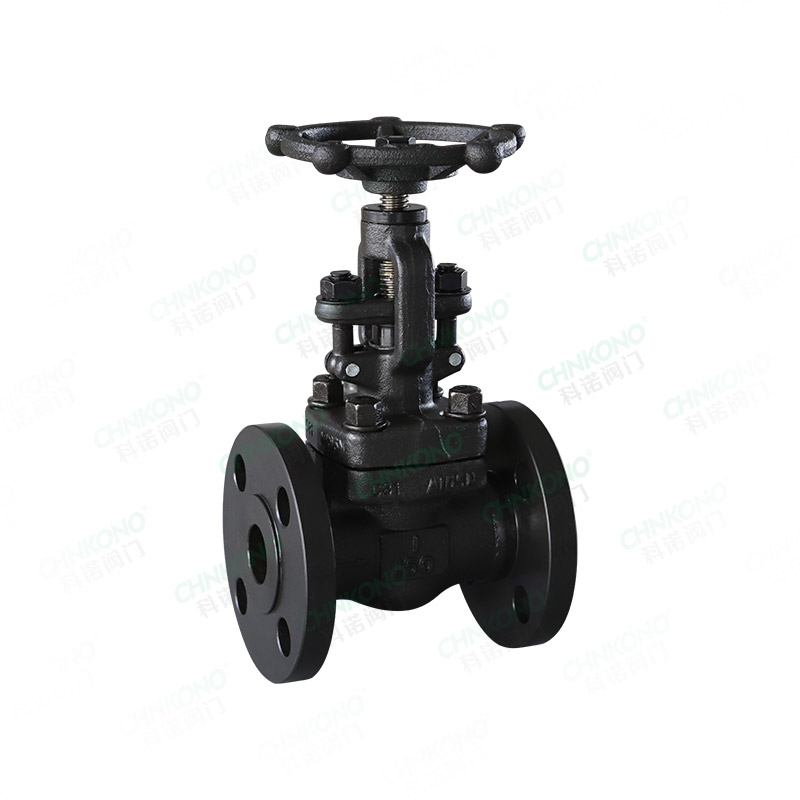 Forged steel flange shut-off valve