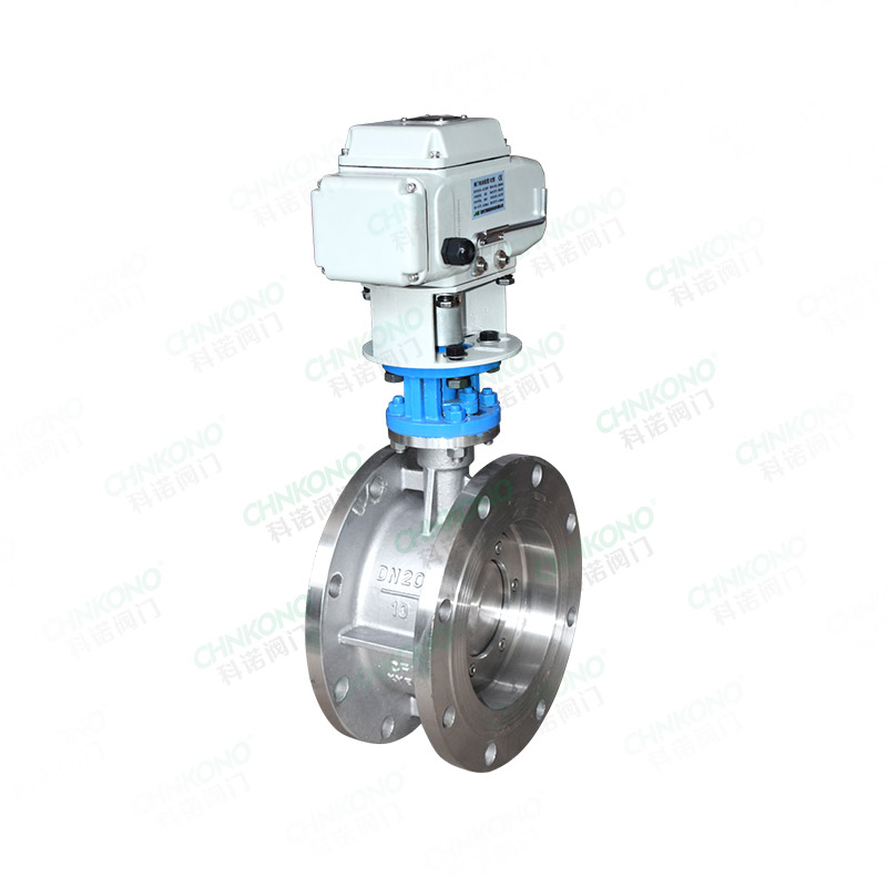 Electric flange butterfly valve