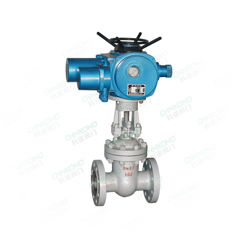 Cast steel electric gate valve