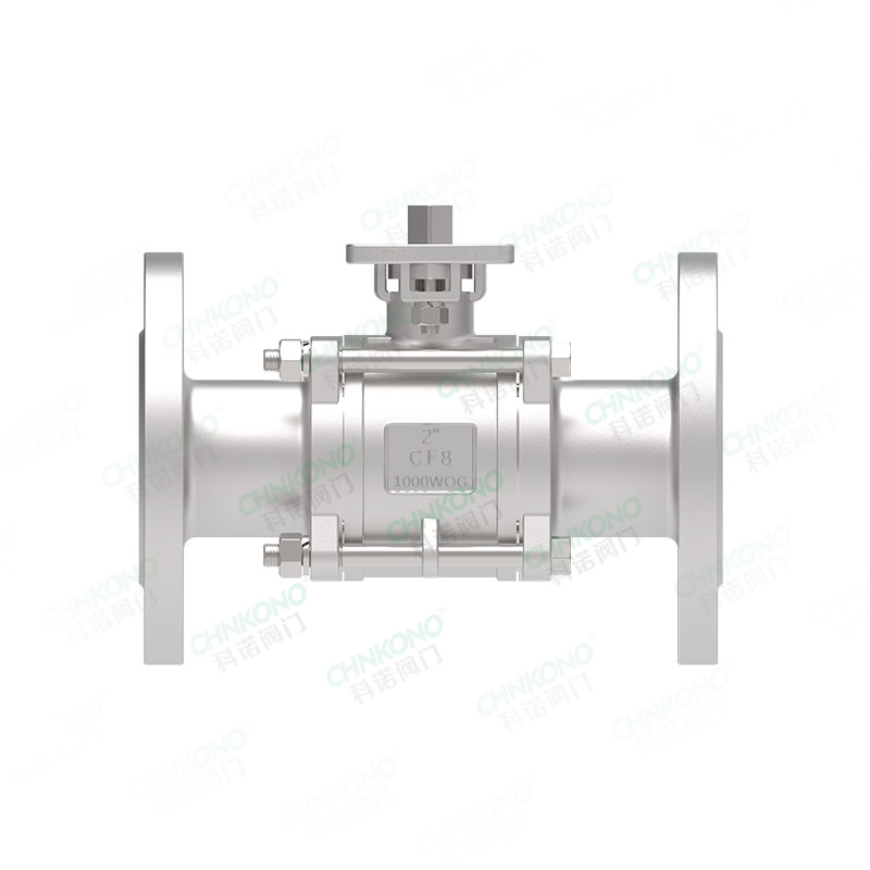 1000 type high platform three piece flange ball valve (PN63)
