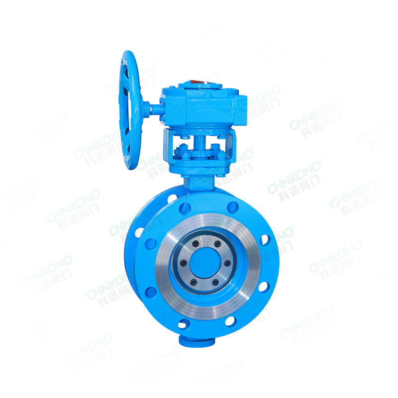 Flange type multi-level metal hard sealed butterfly valve