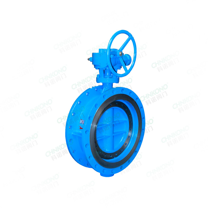 Worm gear flange butterfly valve