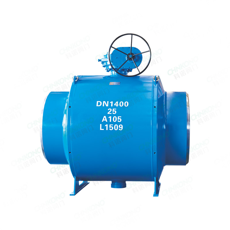 Fully welded ball valve
