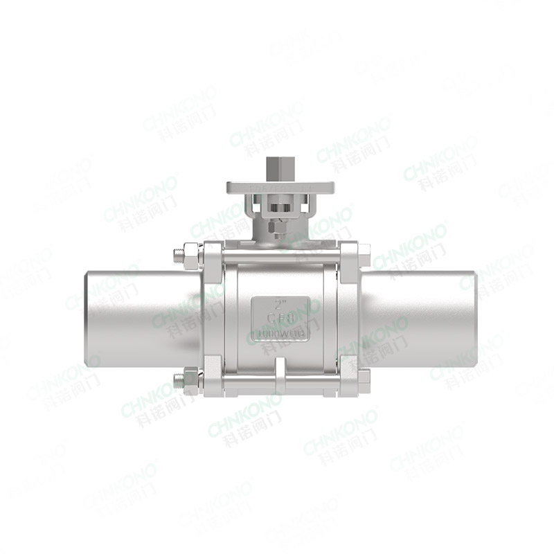 1000 type high platform three piece extended welded ball valve (PN63)