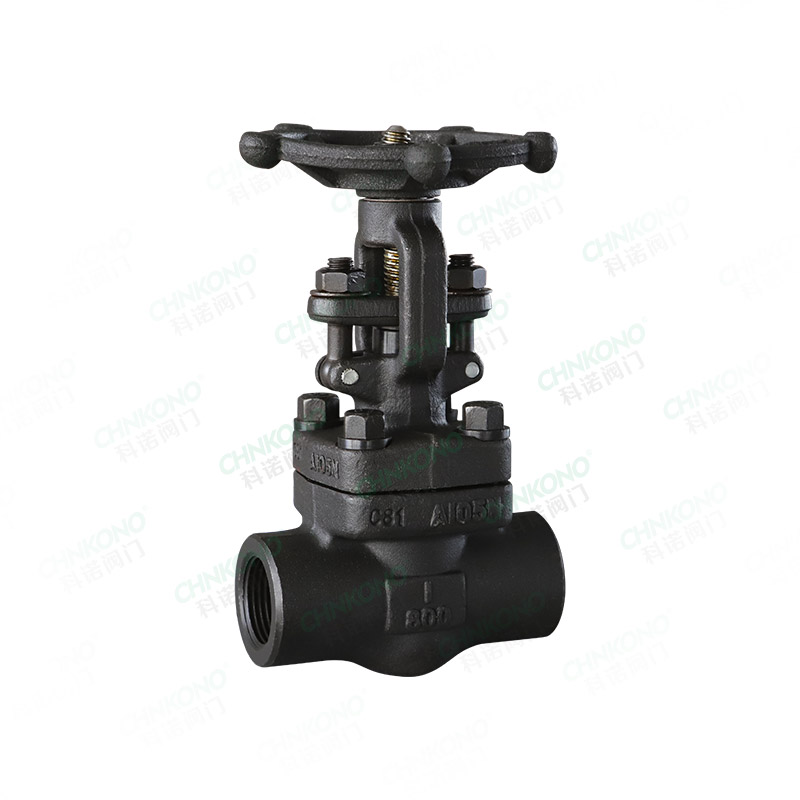 Forged steel thread gate valve
