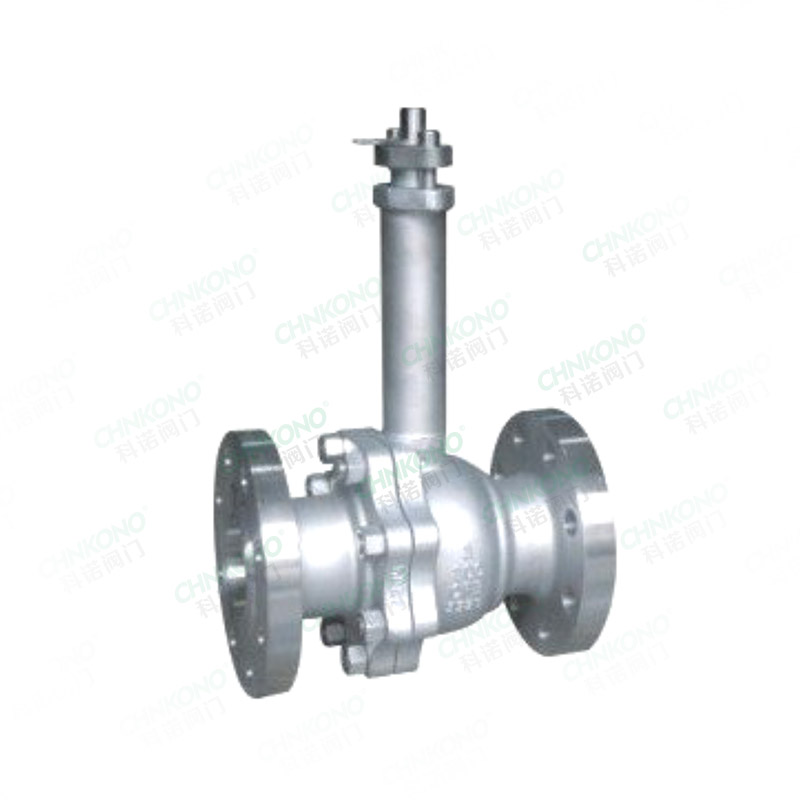 Low-temperature ball valve