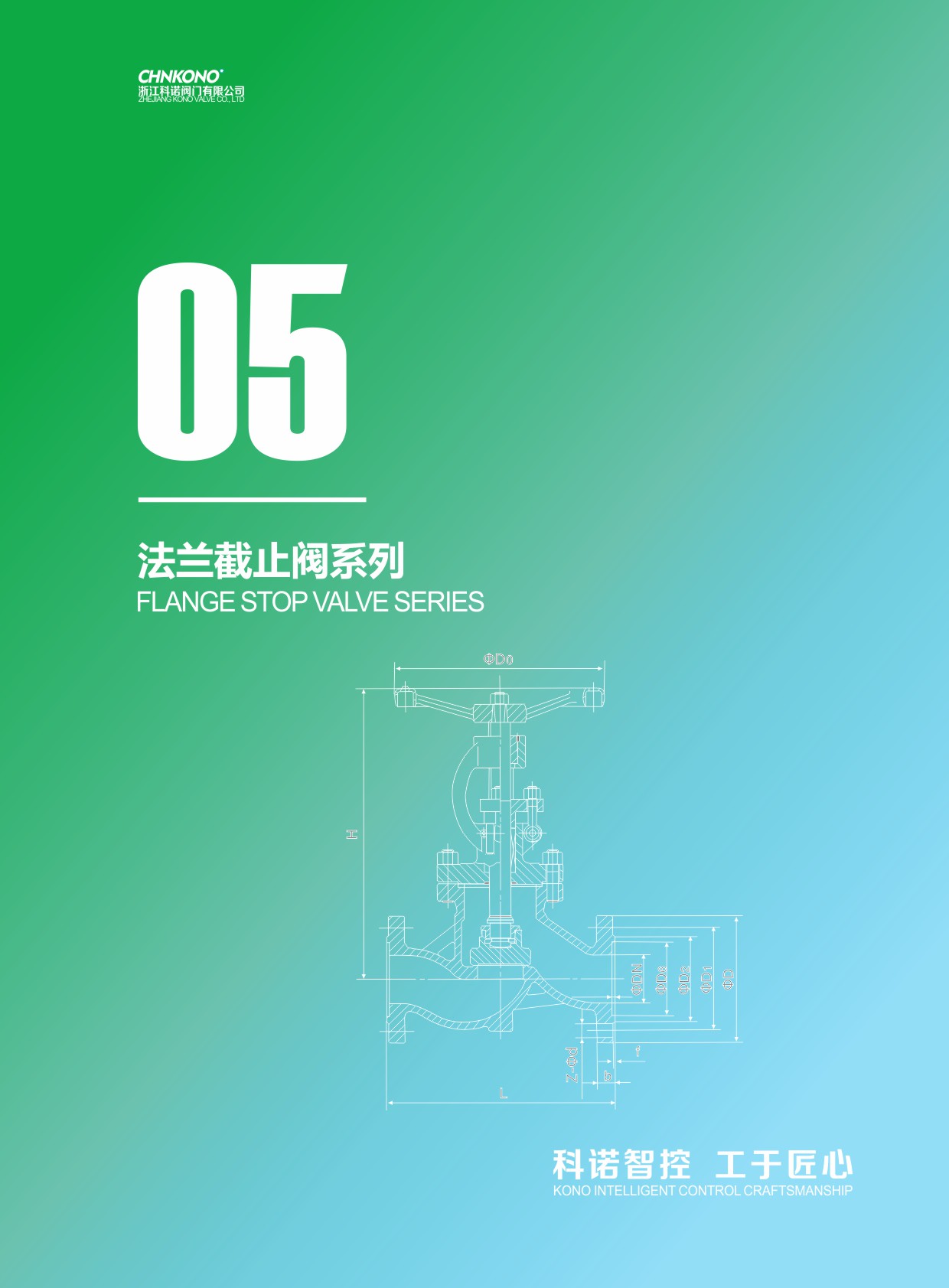 Flange globe valve series